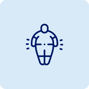 vetor ilustrando obesidade